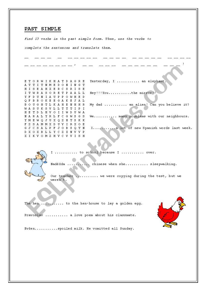 worksheet fcg