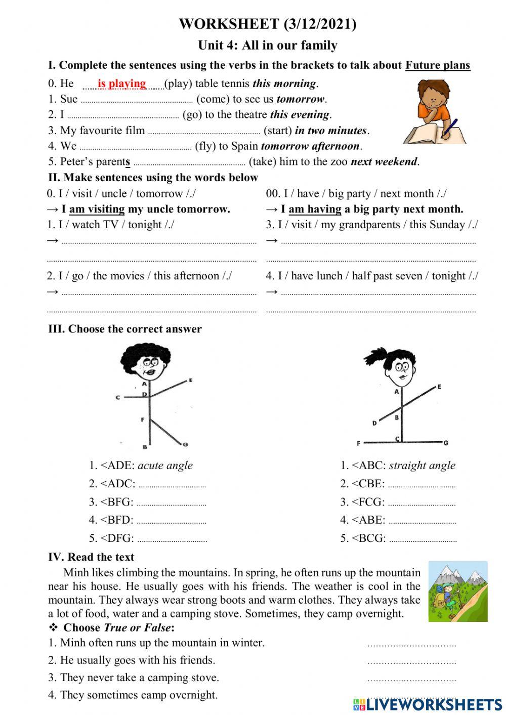 worksheet fcg