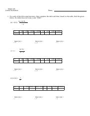8.1.20 1 .doc - Math 229 Limits Worksheet NAME: 1. For each of the ...