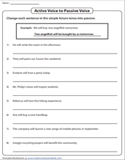 8th Grade Language Arts Worksheets