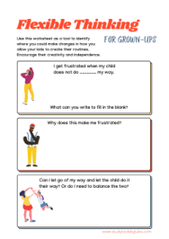 worksheet for adhd children