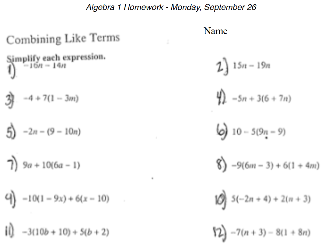 Algebra 1 | AIAN - RM 302