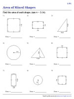 Area Worksheets