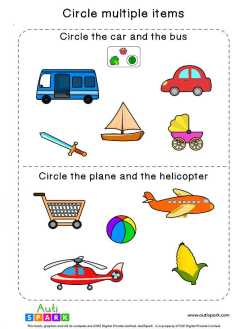 worksheet for autistic children