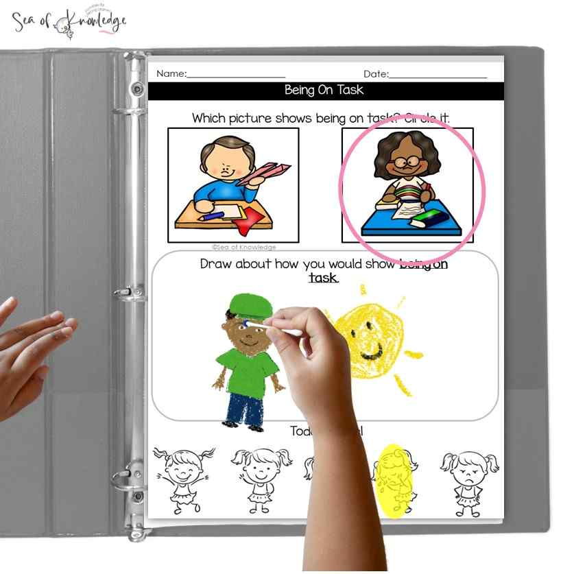 worksheet for children with autism