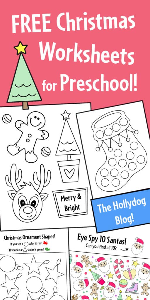worksheet for christmas free