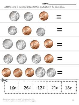 2nd Grade Money Worksheets - Best Coloring Pages For Kids