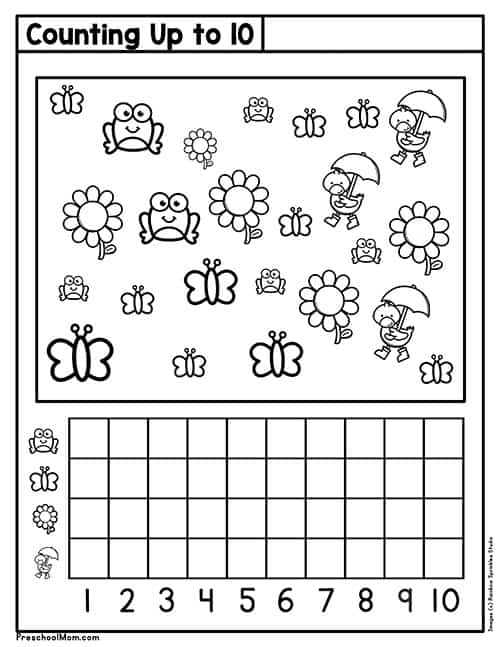 Preschool Counting Worksheets - Preschool Mom