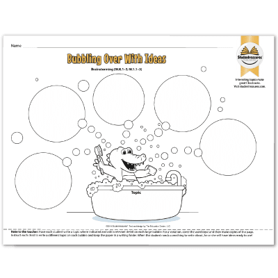 Free 1st Grade Writing Worksheets | Studentreasures Publishing
