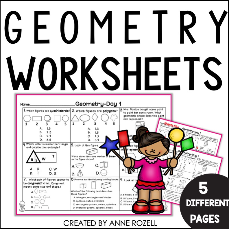 Geometry Worksheets | 3rd Grade | Made By Teachers