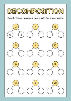 Free 1st grade math worksheet templates to customize 