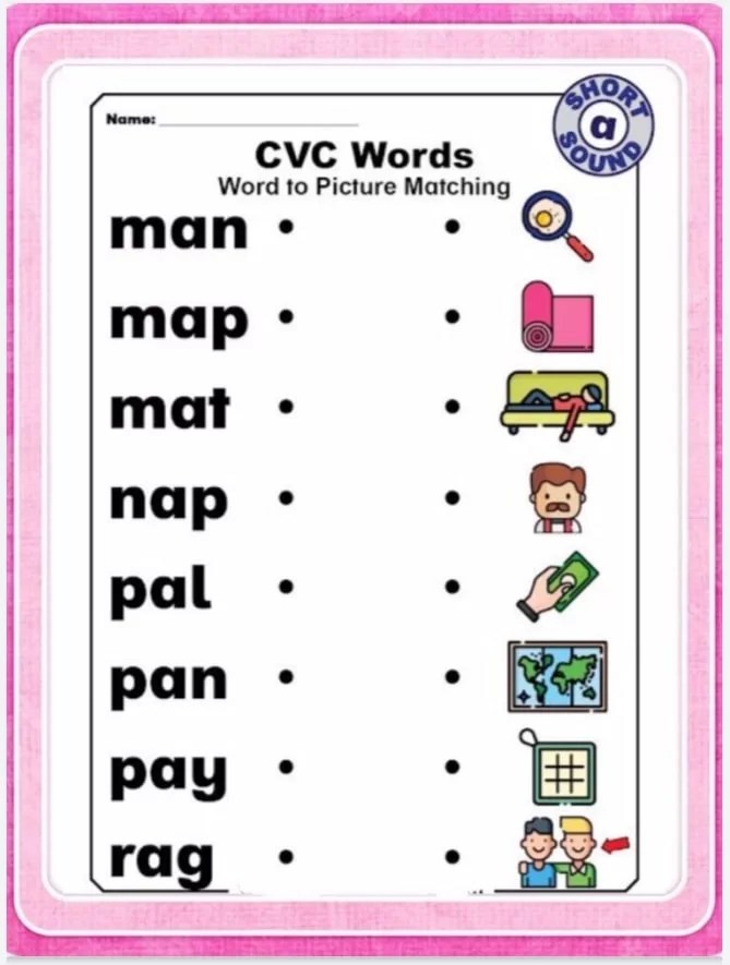 Free Printable English Worksheets for Grade 1 Kids