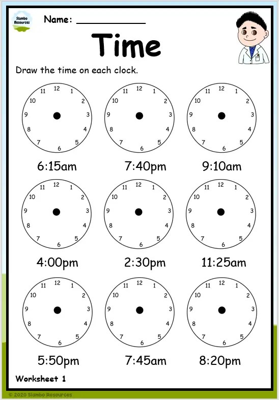 Grade 4 Time Worksheets | Free Printables | Math Worksheets