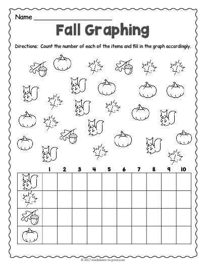 Fall Graphing Worksheet