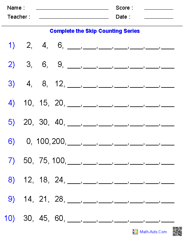 Kindergarten Worksheets | Dynamically Created Kindergarten Worksheets