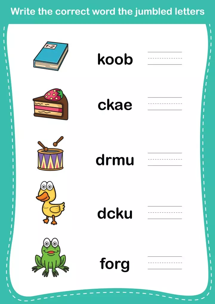 15 Free English Worksheets For Kids To Practice | MomJunction
