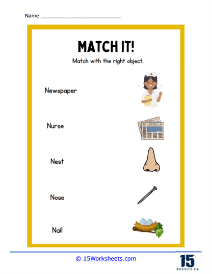 worksheet for letter n