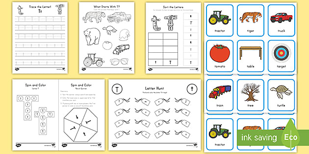 Letter T Worksheet and Activity Pack | Twinkl Resources