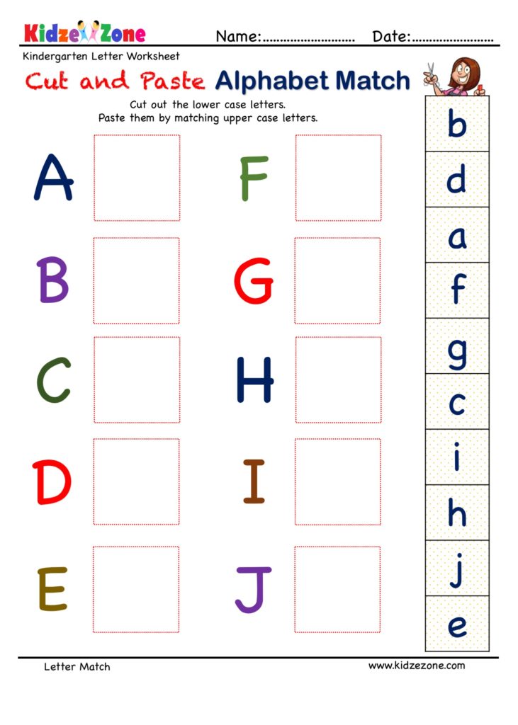 worksheet for letters