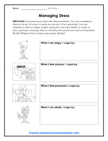 worksheet for life skills