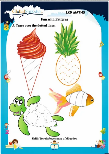 Worksheets For LKG-Maths Books at Rs 899/piece | Worksheets For ...