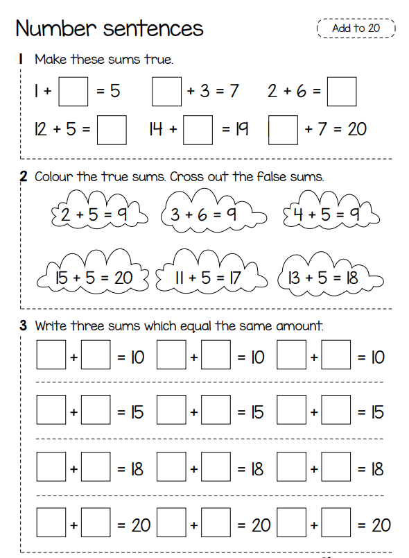 Resourceful Practise Worksheets For LKG Classes Maths &  English ...