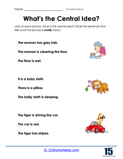 Central Ideas Worksheets - 15 Worksheets Library