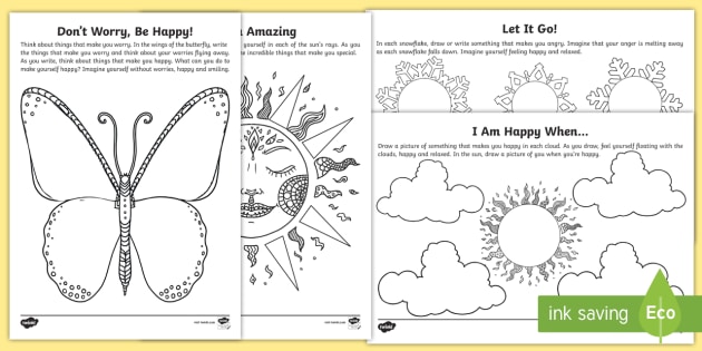 worksheet for meditation