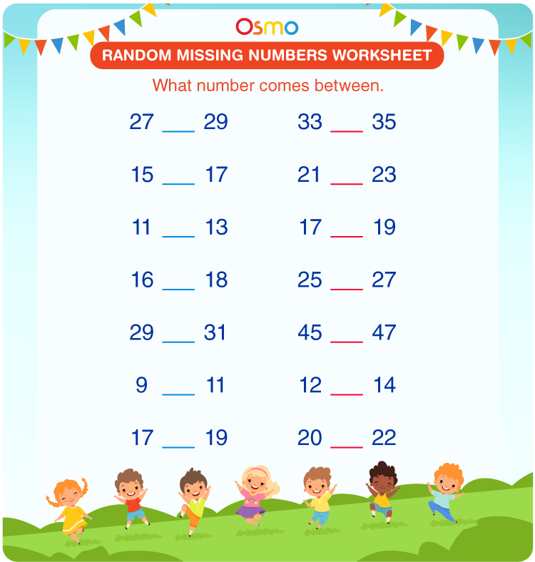 Missing Numbers Worksheet | Download Free Printables For Kids