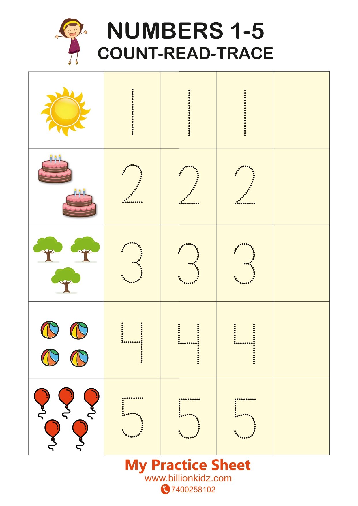 1 To 100 Worksheet