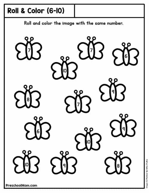 Preschool Counting Worksheets - Preschool Mom