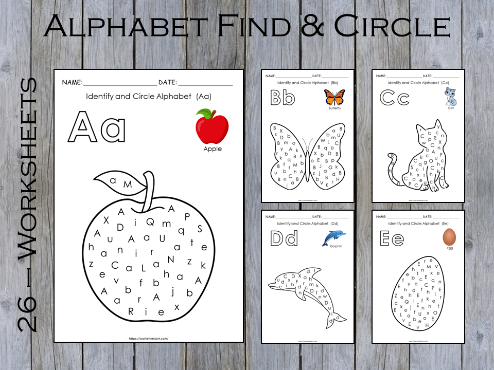 Alphabet Busy Book for Preschoolers, Alphabet Worksheets Printable ...