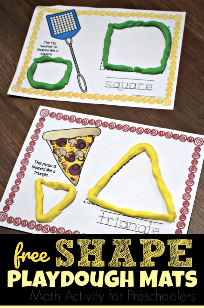 Cute, FREE Printable Preschool Shapes Worksheets