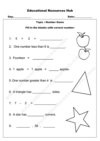Emotions online worksheet for Senior KG  