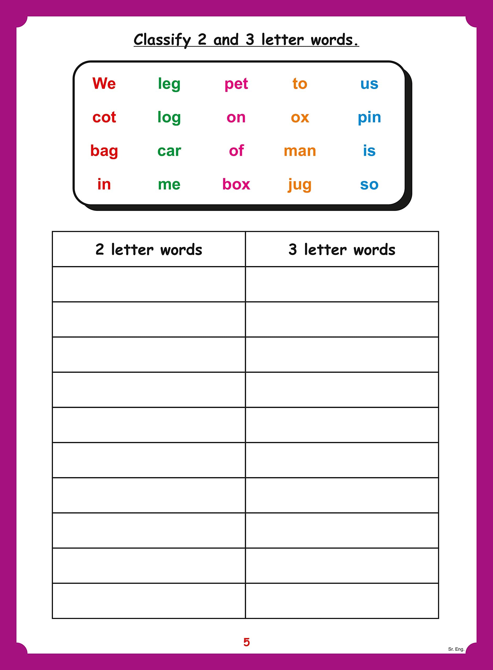 Worksheets for Senior Thesis Writers