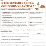 Building Sentences Worksheets &  Free Printables 