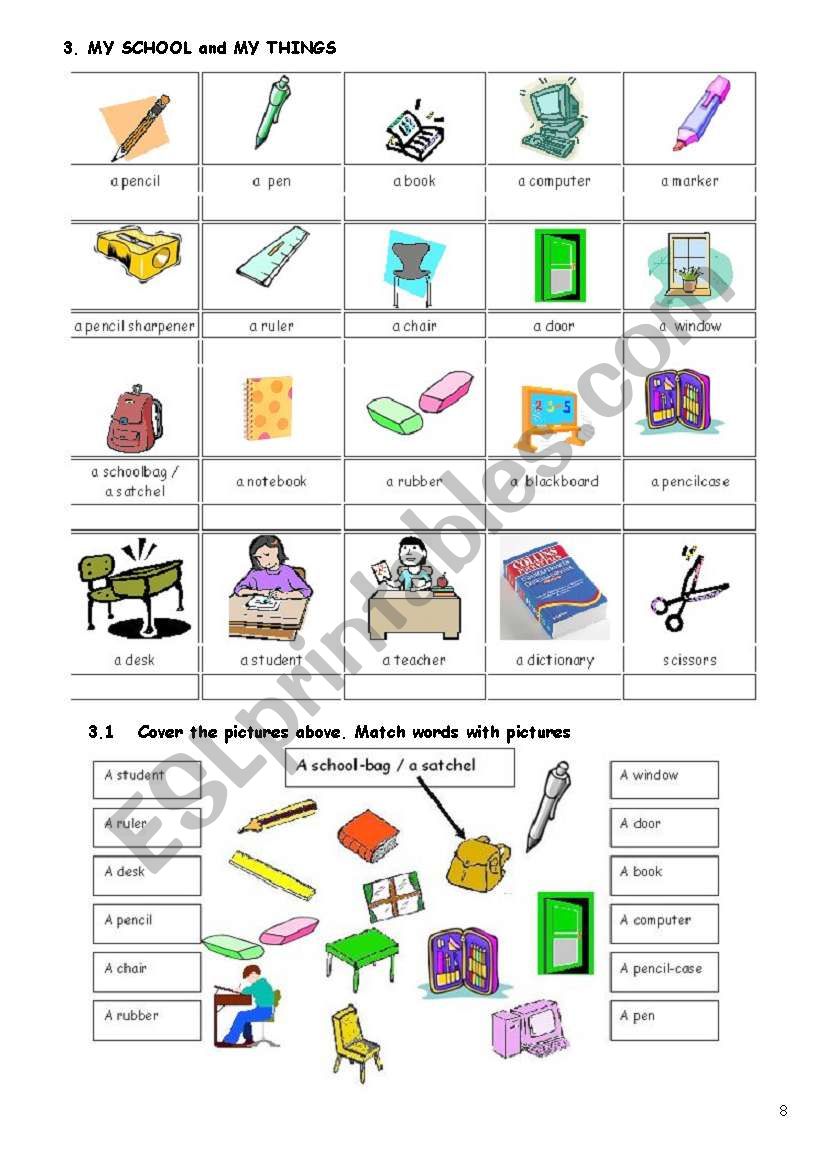 worksheet for special education students