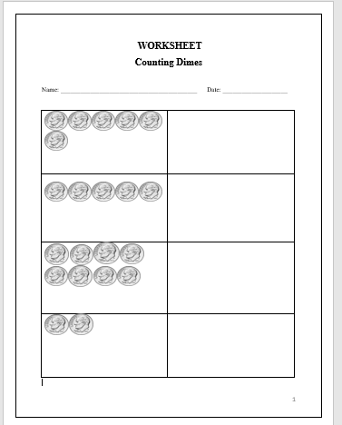 Free Printable Money WorkSheets - Special Needs Resource and ...