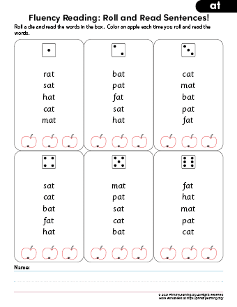 worksheet for struggling readers