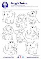 worksheet for three year olds