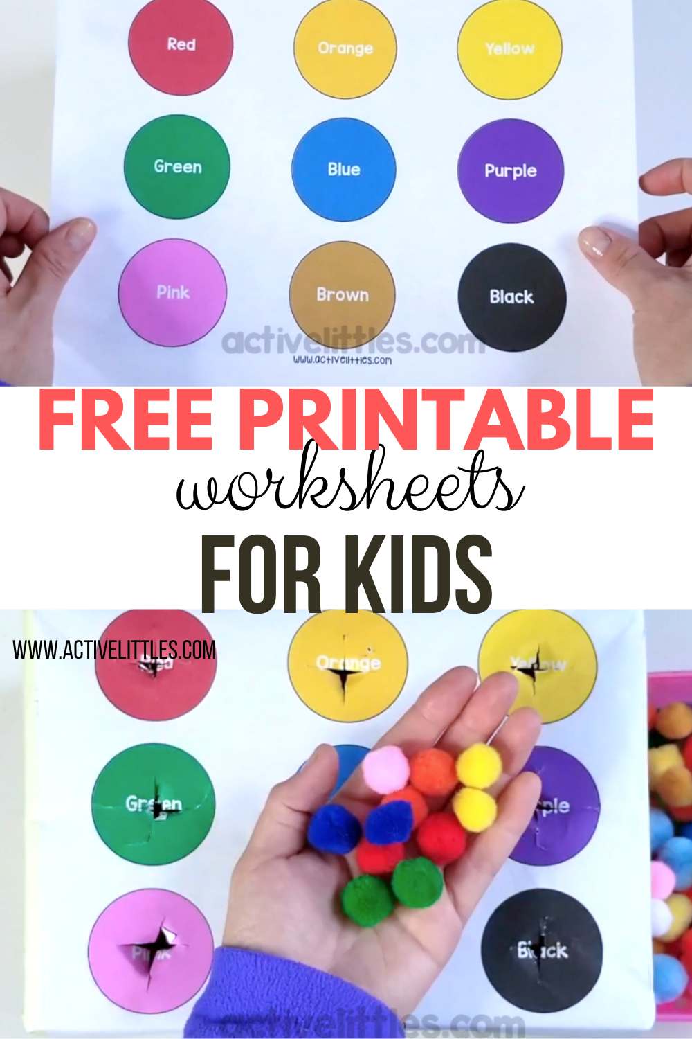 worksheet for toddlers free