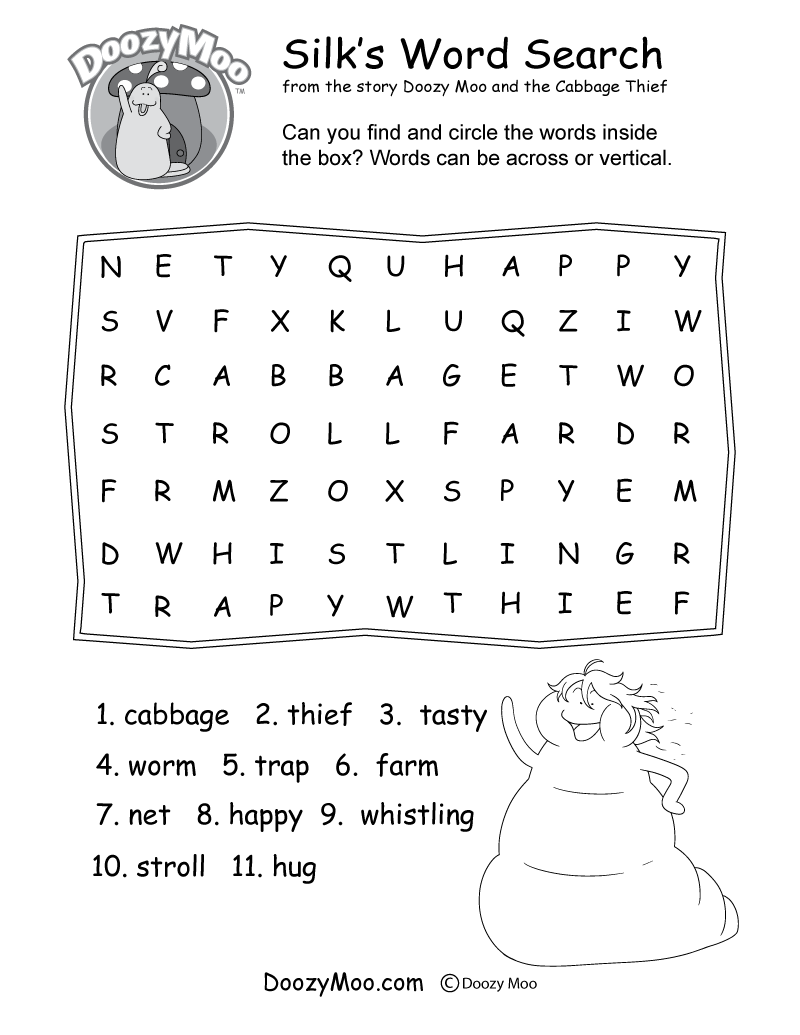 Silks Word Search Worksheet (Free Printable)
