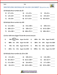 Year 6 Maths Worksheets