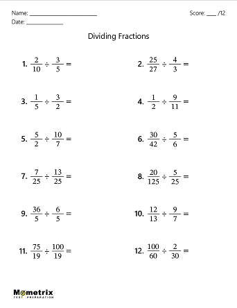 worksheet fraction multiplication and division