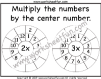 Multiplication / FREE Printable Worksheets - Worksheetfun