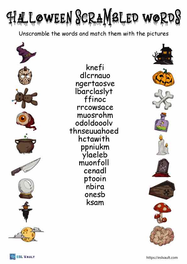 worksheet halloween printables