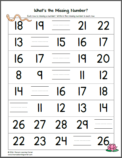 Pond Worksheets for Kindergarten and First Grade - Mamas Learning ...