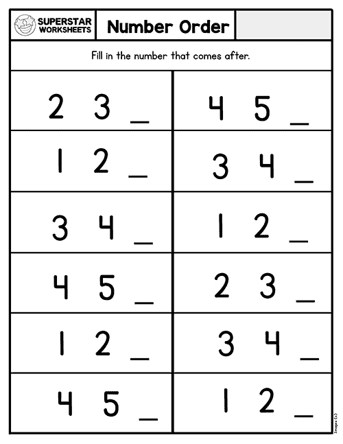 Kindergarten Counting Worksheets -Worksheets Library