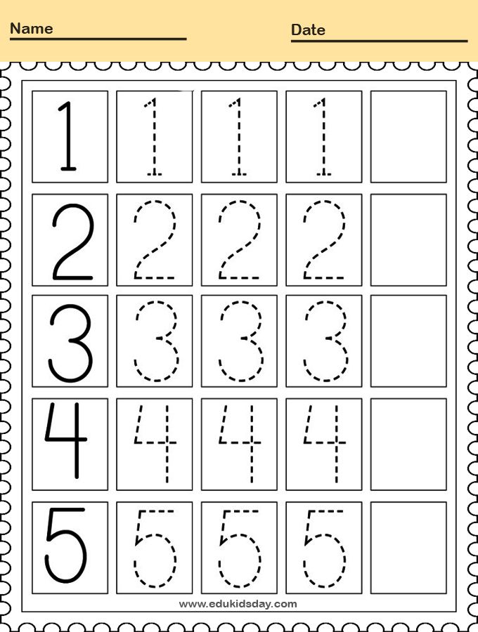 worksheet kindergarten