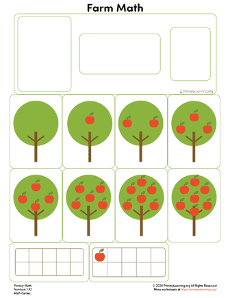 Math Center - Learning Numbers 1 10  